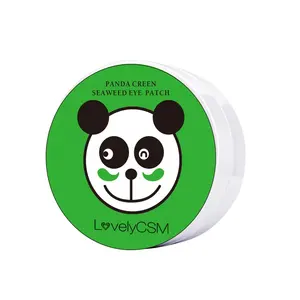 Parches de colágeno dorado para mascarilla de ojos, almohadillas para quitamanchas, eliminación de ojeras, Ojo de panda, 24k, envío directo