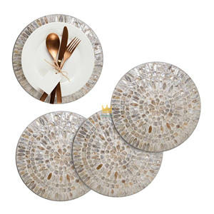 Customize Modern Round Rattan Eco-Friendly <b>Placemats</b> for Home Living Room Coffee <b>Dining</b> <b>Tables</b> From Vietnam - Product Image 2