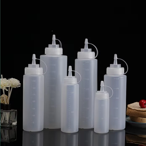 Best Price Plastic Soft <b>Squeeze</b> <b>Bottles</b> Kitchen Seasoning Containers with Screw Lid - Product Image 3