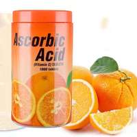Acide ascorbique pur de qualité alimentaire vitamine C VC de haute qualité emballé dans un carton de 25kg
