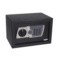 Coffre-fort électronique Safewell noir avec serrure à code, coffre-fort en acier métallique amélioré pour usage domestique