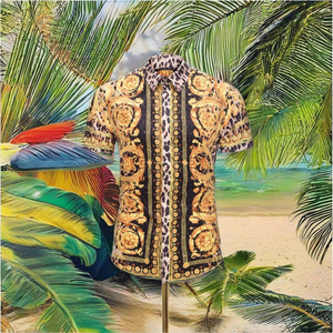 2026 Hawaiian Real <span class=keywords><strong>Betis</strong></span> camisas casuales para hombres blusa lisa de estilo europeo de gran tamaño para Oriente Medio árabe Islam marca de ropa - Product Image 3