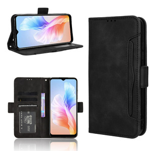 Étui portefeuille à rabat en cuir à rayures végétales avec emplacements multi-cartes pour téléphone <span class=keywords><strong>Doogee</strong></span> <span class=keywords><strong>X98</strong></span>/<span class=keywords><strong>X98</strong></span> <span class=keywords><strong>Pro</strong></span> - Product Image 6