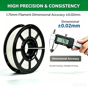 Filamento de Impresión <span class=keywords><strong>3D</strong></span> <span class=keywords><strong>PLA</strong></span> Multicolor Zorvant, 1 kg, Biodegradable, Baja Distorsión, Dimensiones Precisas de 1.75 mm, para Impresión FDM de Escritorio - Product Image 3