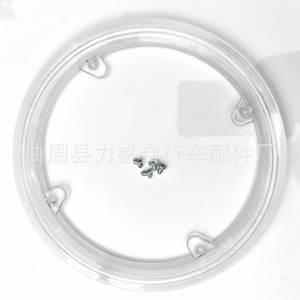 Protection de chaîne de vélo de montagne en plastique noir, blanc, semi-transparent, couleur café pour la protection du manivelle - Product Image 4