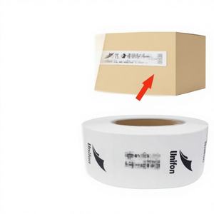 Thermal Label Roll Continuous Paper <b>Sticker</b> Efficiency Material Permanent Adhesive Volume Shipping Barcode Express Waterproof - Product Image 1