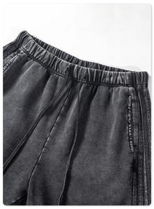 Conjuntos de pantalones cortos unisex sueltos de algodón 100% de calle alta de nueva moda de verano al por mayor para hombres pantalones de chándal de gimnasio - Product Image 4