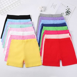 All'ingrosso estate per bambini in tinta unita <span class=keywords><strong>pantaloncini</strong></span> da motociclista di sicurezza da palestra Sport da corsa pantaloni da Yoga da ciclismo per bambini <span class=keywords><strong>pantaloncini</strong></span> da motociclista - Product Image 4