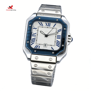 Reloj de Pulsera de Lujo para Hombre, con Descuento por Compra Mixta, de Cuarzo, Resistente al Agua, Estilo Ejecutivo, con Carátula Romana Luminosa, Cristal y Agujas Simples - Product Image 2