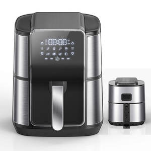 Friteuse à air numérique électrique Aifa Japan Air Flyer 7L noire, prix de la friteuse à air vert clair <span class=keywords><strong>Actifry</strong></span> avec vapeur - Product Image 5