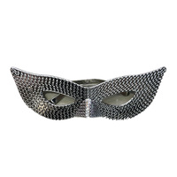 Irish Carnival Party Lunettes à paillettes Demi-visage Mascarade Performance Masque Props