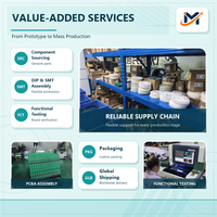 Service d'assemblage de circuits imprimés (PCBA) clé en main de la marque MICOTECH, approvisionnement en composants, SMT, THT, programmation, tests fonctionnels, 1 oz de cuivre