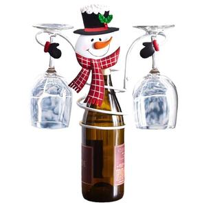 Soportes para Botellas <span class=keywords><strong>de</strong></span> <span class=keywords><strong>Vino</strong></span> Navideños, Decoración con Temática <span class=keywords><strong>de</strong></span> Navidad, 3 Tipos Opcionales, Estantes para Bar, Bodega o Armario - Product Image 4