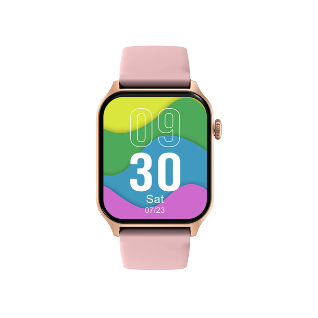Z145 Men's Smart Watch IP68/100 Sports Modes Answer/Make Calls Fitness Tracker Heart Rate/SpO2/Stress/Sleep Compass Square