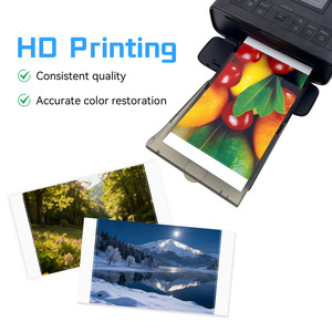 Cartouche d'encre et papier autocollant compatibles <span class=keywords><strong>Canon</strong></span> <span class=keywords><strong>Selphy</strong></span> KP-108IN, 3 couleurs, 108 feuilles de papier brillant 4x6 pour <span class=keywords><strong>Selphy</strong></span> CP1500 CP1300 - Product Image 5