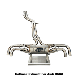 Escape de Acero Inoxidable Vortex Performance Compatible con Audi RSQ8 2019-2024, Válvula Electrónica, Piezas de Silenciador Ajustable - Product Image 1