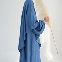 2025 nouveau Design modeste Abaya ensemble prière gratuite deux pièces maman musulmane robe d'allaitement Eid vêtements islamiques