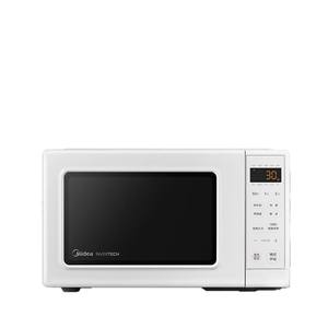 Four à micro-ondes Midea Inverter 20L, commande tactile, boîtier en plastique blanc, fonctionnement électrique - Product Image 1