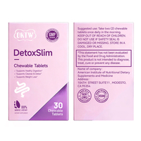 Comprimés à croquer détoxifiants amincissants OKTW – Complément alimentaire naturel pour le contrôle du poids et la digestion – Nettoyage corporel