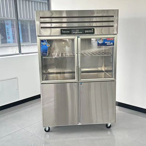 Congelador vertical <span class=keywords><strong>de</strong></span> cocina para restaurante <span class=keywords><strong>de</strong></span> acero inoxidable, equipo <span class=keywords><strong>de</strong></span> refrigerador, congelador comercial, congelador vertical - Product Image 2
