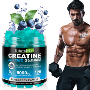 Hatmanlabs Sport Nutrition Pre-entrenamiento Creatine Infused Gummy Suplemento 5000mg Creatine Gummies para Fitness Entrenamiento Físico - Product Image 1