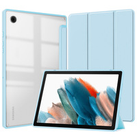 Ealysun Casing Akrilik Transparan dengan Fitur Auto Sleep/Wake, Model Lipat Tiga, Bahan Keras, untuk TAB A9 Plus 11-Inci 2023 Private