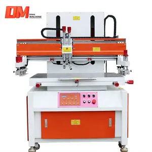 DM-6090 Gemakkelijk Aanpassen Hoge Snelheid Vliegtuig Semi Automatische Scherm Printer Platte Zijde Drukmachine Prijs