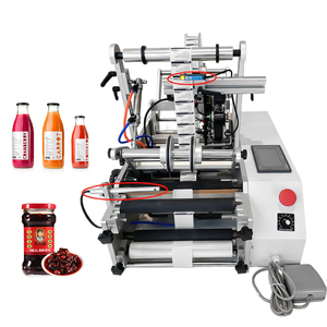 Étiqueteuse pneumatique <span class=keywords><strong>pour</strong></span> bouteilles rondes, <span class=keywords><strong>ruban</strong></span> thermique, conteneurs cylindriques, boissons, condiments, produits chimiques quotidiens, flacons – Traitement des étiquettes - Product Image 5