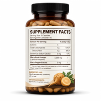 Capsules de Maca Naturelle de Qualité Supérieure à Marque Blanche – Complément Alimentaire Naturel pour la Gestion de l'Énergie