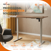 Bureau électrique moderne réglable en hauteur avec cadre de table pour le bureau Liance