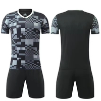Ensemble complet de maillot de football respirant pour homme, conçu sur mesure, comprenant un maillot et un équipement d'entraînement sportif