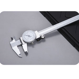 <span class=keywords><strong>0</strong></span>-200 Industrieel Gebruik Koolstofstalen Band Horloge Remklauw <span class=keywords><strong>0</strong></span>-150Mm Hoge Precisie Meter Nonius - Product Image 3