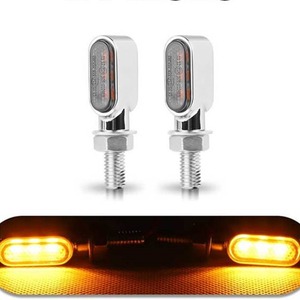 <span class=keywords><strong>Mini</strong></span> lámpara LED de señal de giro de 8mm, indicadores de 12V para Honda Yamaha <span class=keywords><strong>Kawasaki</strong></span> <span class=keywords><strong>Moto</strong></span> Cafe Racer, sistemas de iluminación intermitente para motocicletas - Product Image 4