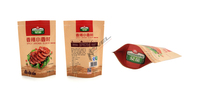 Sachet d'emballage alimentaire refermable de qualité alimentaire pour riz, pâtes, spaghetti, en PET/PE