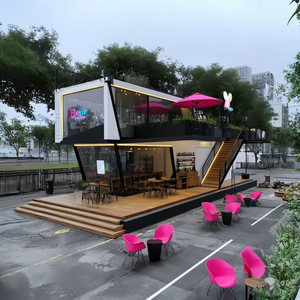 Khu dân cư Kết Cấu Thép di động <span class=keywords><strong>container</strong></span> nhà mở rộng thương mại văn phòng đường phố lối vào cửa hàng nhà bếp cho xây dựng - Product Image 6