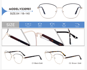 <span class=keywords><strong>Lunettes</strong></span> de lecture œil-de-chat vintage pour femme, monture complète grise unie, verres <span class=keywords><strong>optiques</strong></span> AC légers de haute qualité - Product Image 2