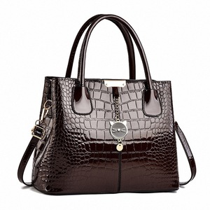 Épaule Haute Qualité Géométrique Réfléchissant Lumineux Imperméable Fermeture À Glissière Casual Fourre-Tout Fil Polyester Sacs À Main - Product Image 6