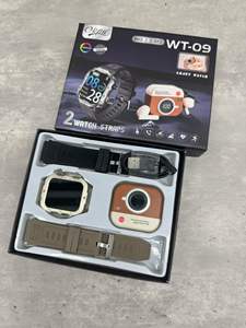 2026 High-quality WT-09 Smartwatch 2 in 1 Set DOU Gel Band BT Call Health Monitoring Blood Pressure Monitoring Sport Smart Watch - Product Image 3