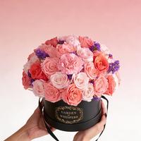 Boîte d'emballage cylindrique rigide personnalisée pour fleurs, avec doublure imperméable, matériaux recyclés, finition mate, option gaufrage, design de boîte cadeau