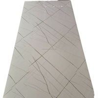 Revêtement mural UV SPC pas cher, motif géométrique moderne, aspect marbre, pour la décoration intérieure des chambres et des salons
