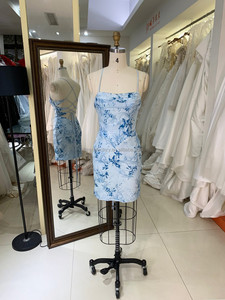 Nuevo lindo corto impreso flor Prom Homecoming vestido proveedores corto Prom vestido <span class=keywords><strong>de</strong></span> cóctel <span class=keywords><strong>para</strong></span> <span class=keywords><strong>adolescentes</strong></span> - Product Image 5