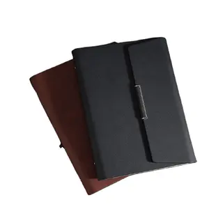 Top Kwaliteit 3 Fold 2021 Prompt Journal En Pen Set Lederen Bindmiddel Planners Tijdschriften Custom Logo Notebook