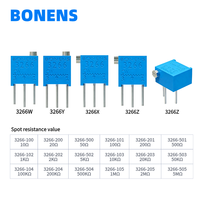 BONEN 3266W Multi-turn Potentiometer 10~5M 10% Tolerance Top Adjustment Cermet Substrate