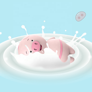 批发10频电动粉色猪形乳头吸盘性刺激G点阴蒂振动器 - Product Image 3