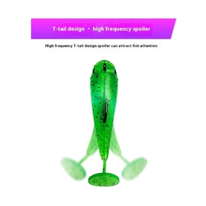 TOPIND cebo 6cm 7g salamandra gigante pez Objetivo 10g silicona plomo envuelto <span class=keywords><strong>PVC</strong></span> solo anzuelo para lago - Product Image 3