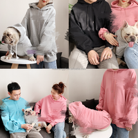 Sweat à capuche de haute qualité avec motif Paris pour la famille, vêtements assortis pour humains et chiens vente en gros