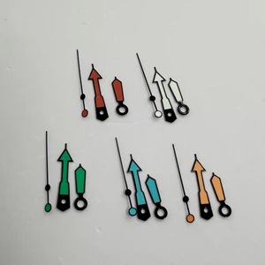 Piezas de Repuesto para Relojes, Manecillas de Reloj Multicolores, Tres Manecillas Verdes Luminosas para Movimiento NH35 NH36 - Product Image 1