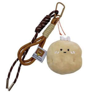 Viral Bakery Plush Keychain Cute Pretzel Cookie Stuffed Food <b>Keyring</b> with Braided Lanyard <b>Carabiner</b> Schoolbag Charm Gift Supply - Product Image 5