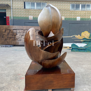 Tác phẩm điêu khắc nghệ thuật kim loại cho khách sạn/nhà hàng/Văn phòng-trừu Tượng trang trí lớn-tùy biến - Product Image 5