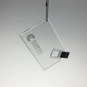 Thẻ Tín Dụng Trong Suốt Chống Nước Logo Tùy Chỉnh Ổ USB Flash Đĩa Chữ <span class=keywords><strong>U</strong></span> Bằng Nhựa Sáng Tạo Cá Nhân - Product Image 4